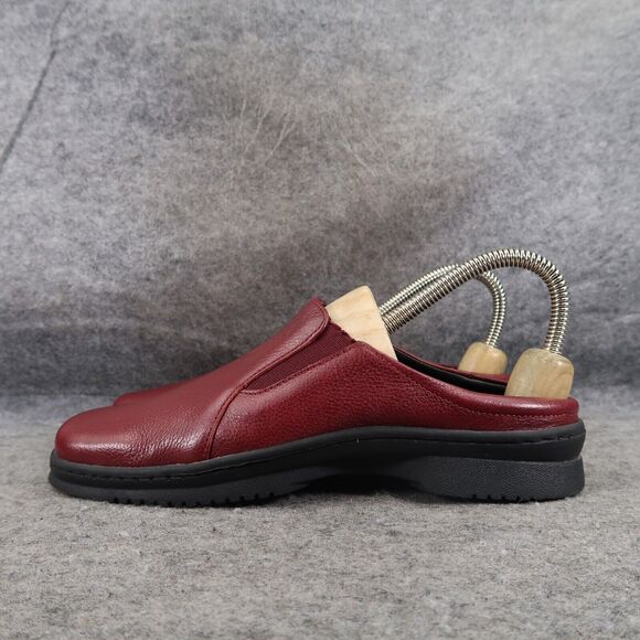 Slip On Shoes Womens 6 Mule Clog Comfort Leather Azaleia Classic Leather Walking - Picture 3 of 16